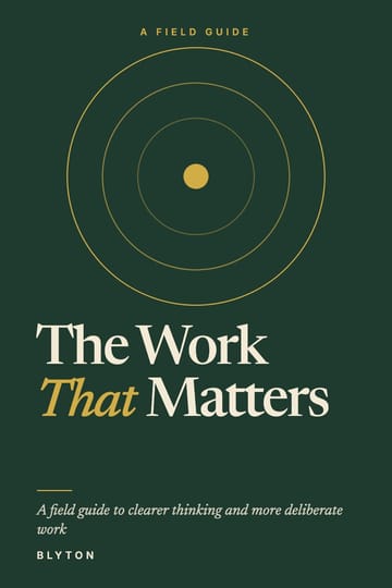 Cover of The Work That Matters